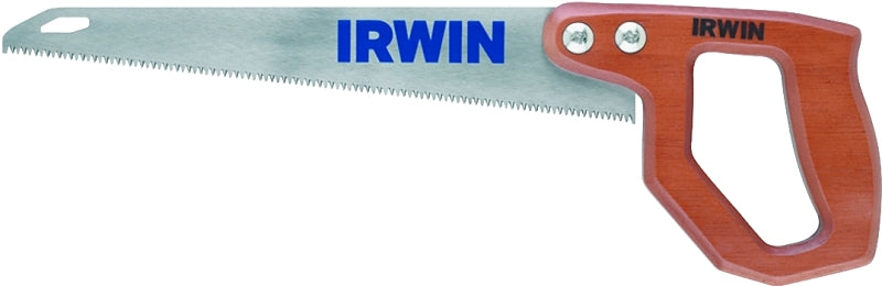 Irwin 2014200 Utility Saw, 11-1/2 in L Blade, 10 TPI, Steel Blade, Hardwood Handle