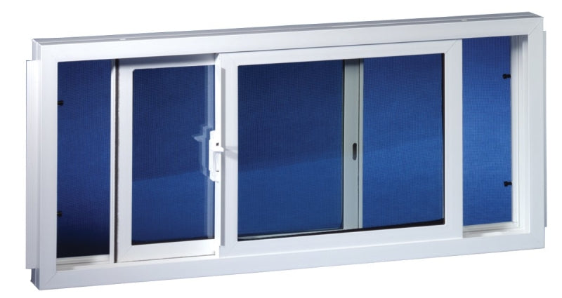 Duo-Corp 3218SLID Basement Window, Glass Glass/Screen, Vinyl Frame