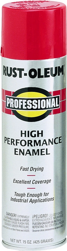 Rust-Oleum 7565838 Enamel Spray Paint, Gloss, Regal Red, 15 oz, Can