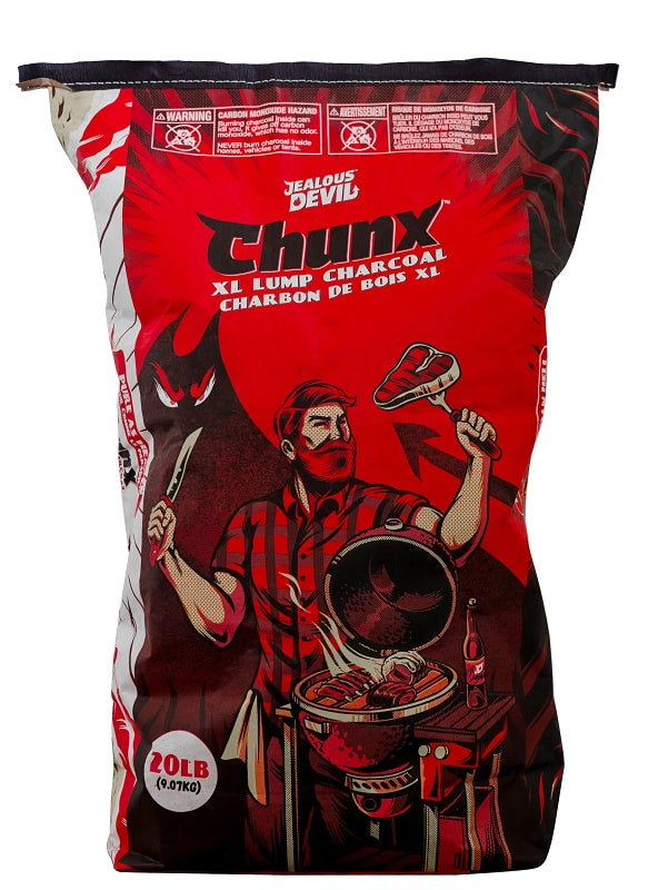 Jealous Devil Chunx XL Series JDCHXXL20FR Lump Charcoal, 20 lb, Bag