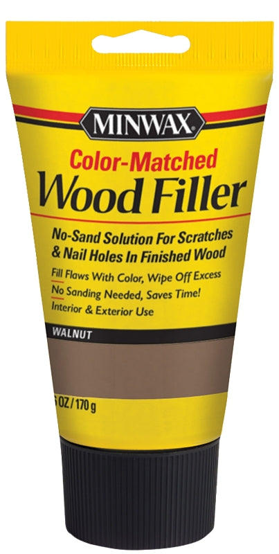 Minwax 448530000 Wood Filler, Solid, Walnut, 6 oz