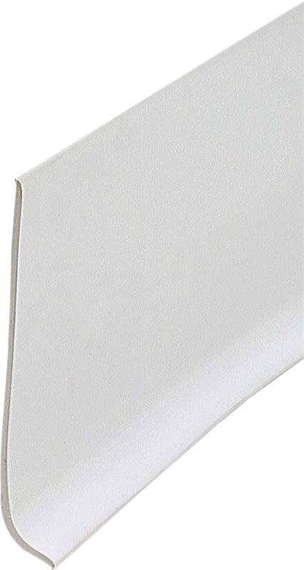 M-D 23944 Wall Base, 4 ft L, 4 in W, Vinyl, White