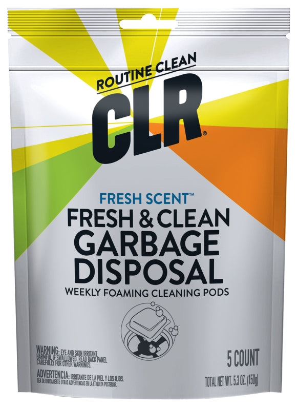 CLR GDC-6 Garbage Disposal Cleaner, Pouch, Powder, Peach