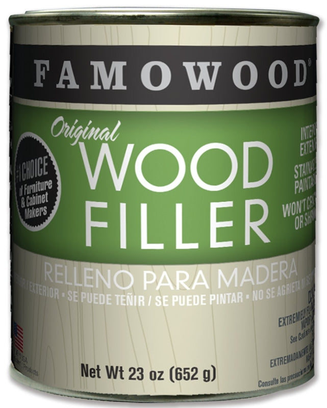 Famowood 36021124 Original Wood Filler, Liquid, Paste, Maple, 23 oz, Can