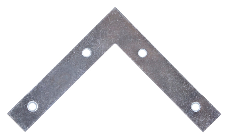 Prosource FC-Z05-013L Corner Brace, 5 in L, 5 in W, 7/8 in H, Steel, Zinc-Plated, 1.8 mm Thick Material