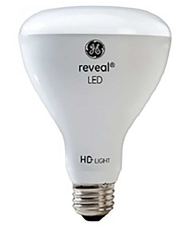 GE Industrial Solutions 30691 LED Bulb, Flood/Spotlight, BR30 Lamp, 65 W Equivalent, E26 Lamp Base, Dimmable, White