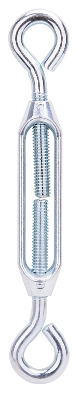 ProSource LR331 Turnbuckle, 3/8 in Thread, Eye, Eye, 11 in L Take-Up, Aluminum