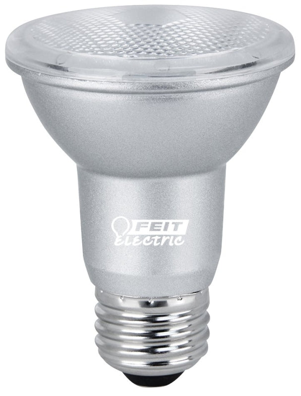 Feit Electric PAR20DM/950CA LED Lamp, Flood/Spotlight, PAR20 Lamp, 50 W Equivalent, E26 Lamp Base, Dimmable, Silver