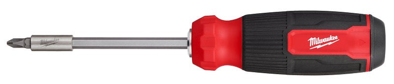 Milwaukee 48-22-2900 14-in-1 Multi-Bit Screwdriver, 1/4 in Drive, 9.11 in OAL, Plastic Handle, Ergonomic Handle