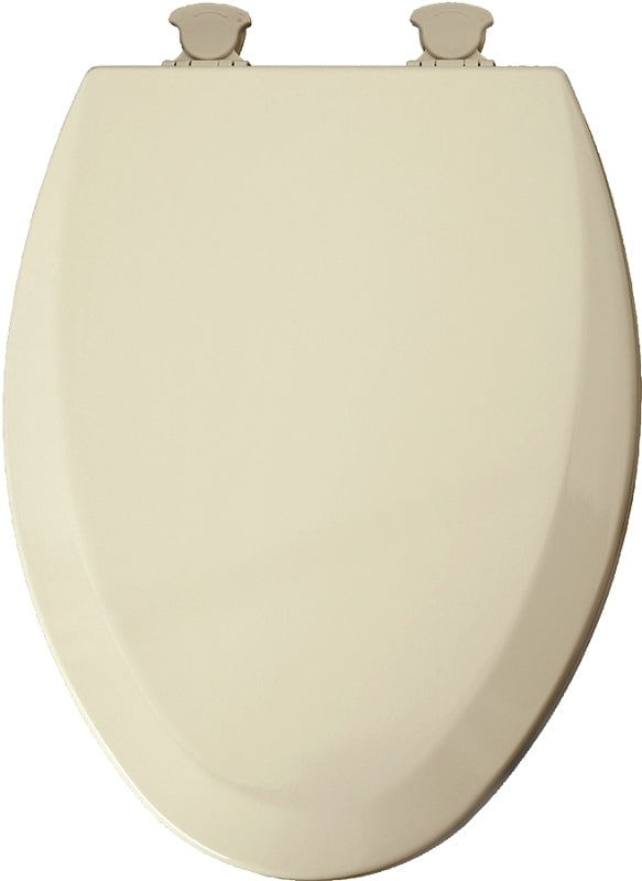 Mayfair 141EC 006/146EC Toilet Seat, Elongated, Molded Wood, Bone, Twist Hinge