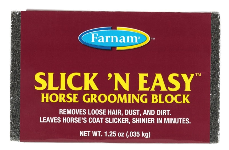 Farnam Slick 'N Easy 39036 Horse Grooming Block, Fiberglass