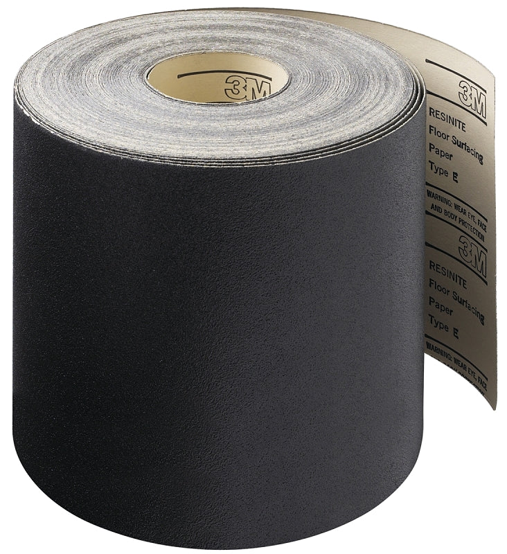 3M 15299 Floor Surfacing Paper, 8 in W, 50 yd L, 100 Grit, Medium, Resin Abrasive, Paper Backing