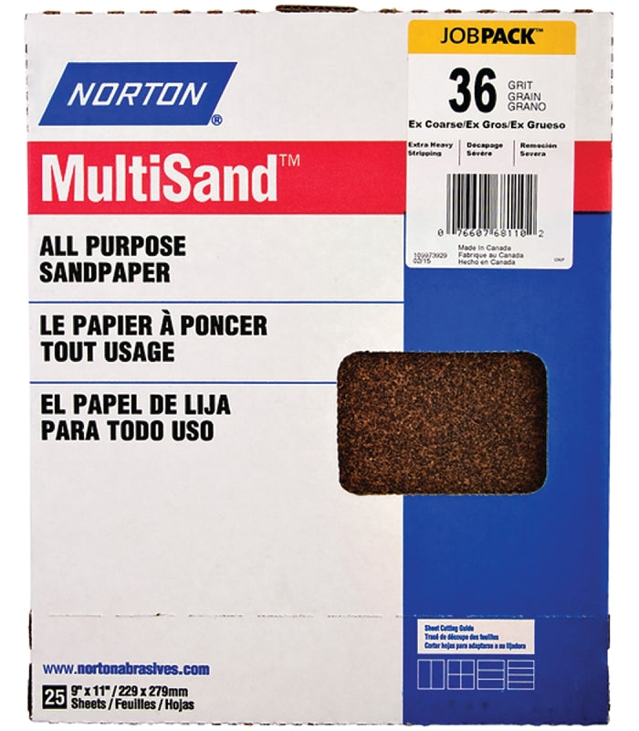 68110 SANDPAPER ALOX 9X11 36