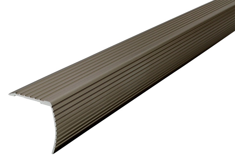 M-D 43378 Fluted Stair Edging, 72 in L, Spice