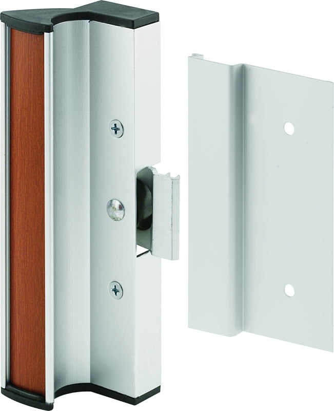 Prime-Line C 1055 Handle Set, Aluminum, Anodized, 3/4 to 1 in Thick Door