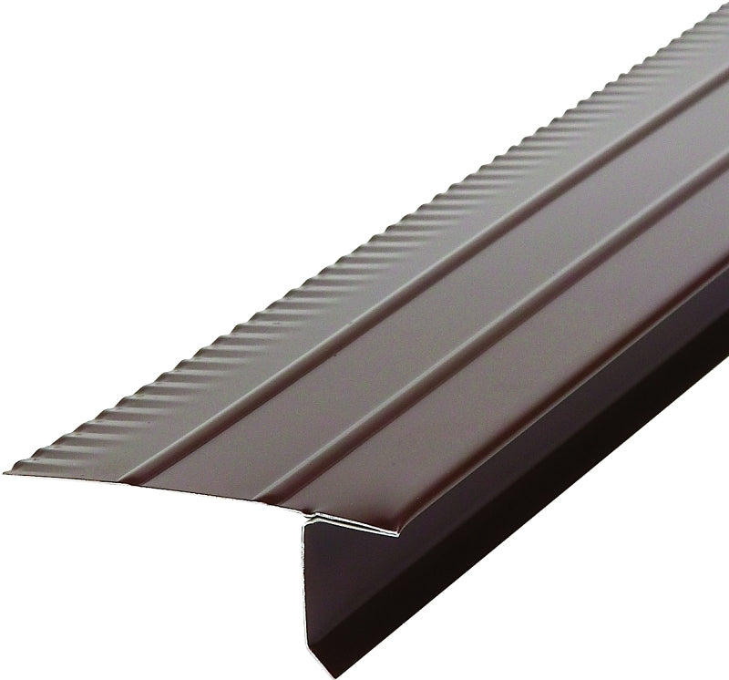 Amerimax 5509919120 Roof Edge, 10 ft L, Aluminum, Brown