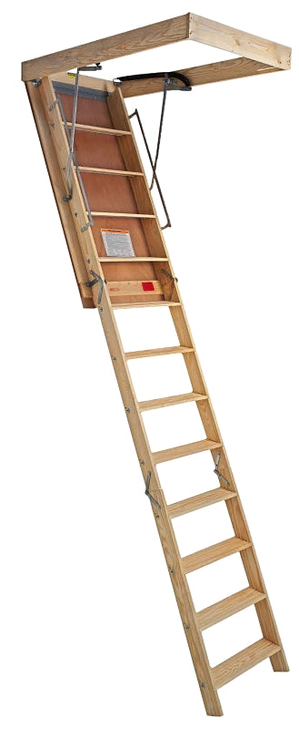 Marwin Superior Plus Series SP109FT Folding Attic Stairway, 10 ft 9 in H Ceiling, 60 in H x 25-1/2 in W Ceiling Opening