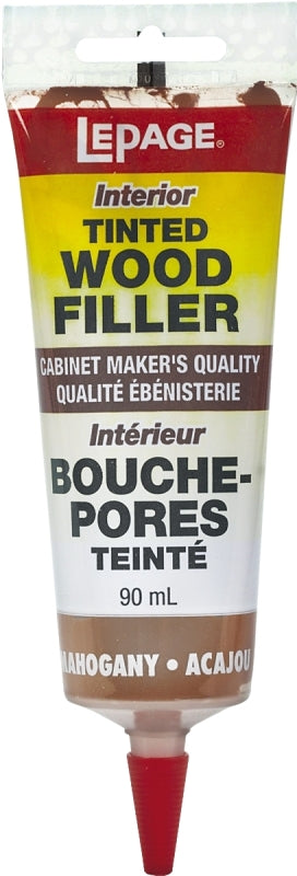 LePage 393938 Wood Filler, Liquid, Acrylic, Mahogany, 90 mL Tube