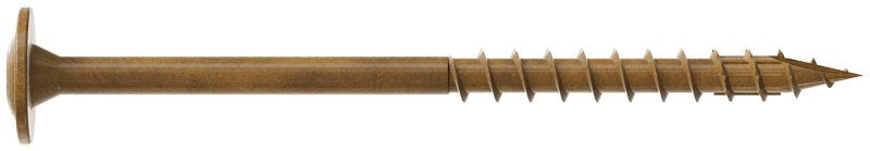 Simpson Strong-Tie CBT08212R60 Construction Screw, #8 Thread, 2-1/2 in L, Serrated Thread, Wafer Head, 6-Lobe Drive