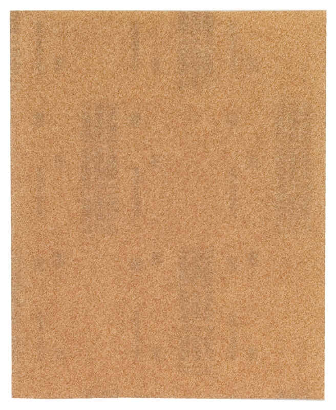 Norton 07660701580 Sanding Sheet, 11 in L, 9 in W, Fine, 180 Grit, Garnet Abrasive, Paper Backing