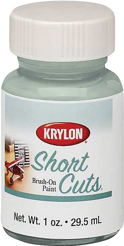 Krylon KSCB004 Craft Enamel Paint, High-Gloss, Chrome, 1 oz, Bottle