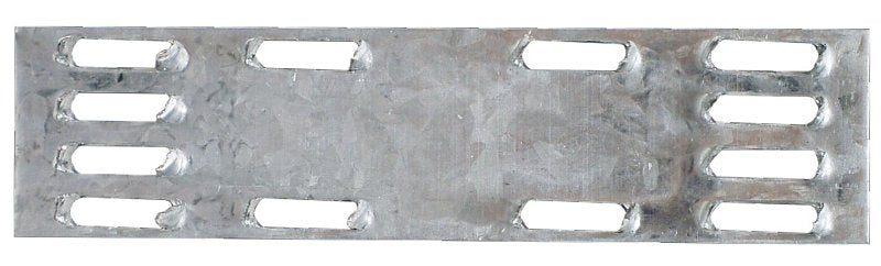 Simpson Strong-Tie MP MP14 Mending Plate, 4 in L, 1 in W, 20 ga Gauge, Steel, Galvanized