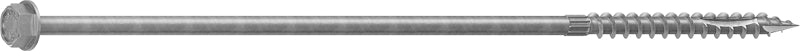 Camo 0369270 Structural Screw, 5/16 in Thread, 10 in L, Hex Head, Hex Drive, Sharp Point, Hot-Dipped Galvanized, 10