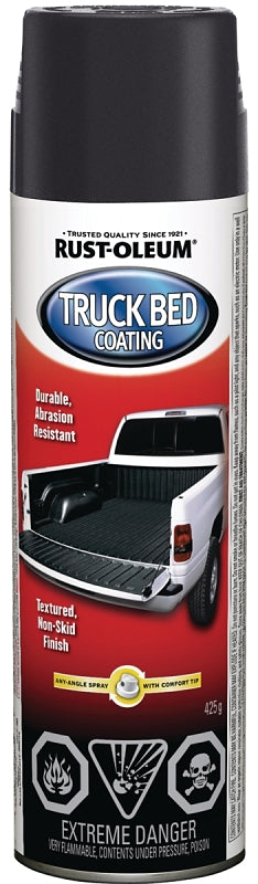 Rust-Oleum Automotive 257804 Truck Bed Spray Coating, Black, 425 g, Can