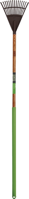 Ames 2916600 Floral Shrub Rake, 55-1/2 in OAL, Hardwood Handle, Cushion-Grip Handle