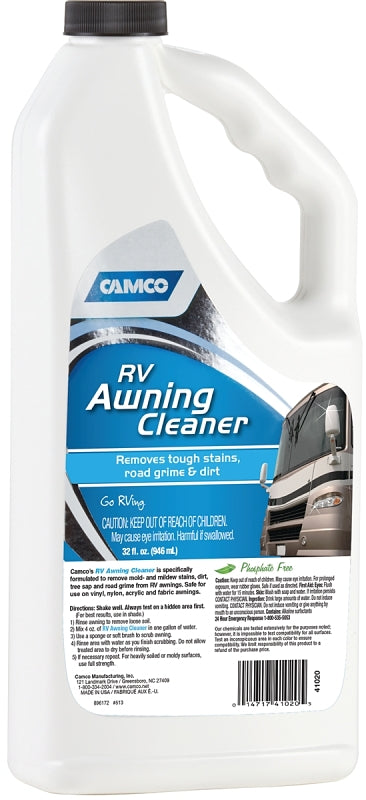 Camco 41020 Awning Cleaner, 32 oz, Bottle, Liquid