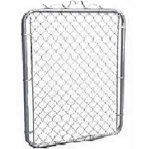 Stephens Pipe & Steel GTB04860 Fence Walk Gate, 48 in W Gate, 60 in H Gate, 12.5 ga Frame Tube/Channel, Gray