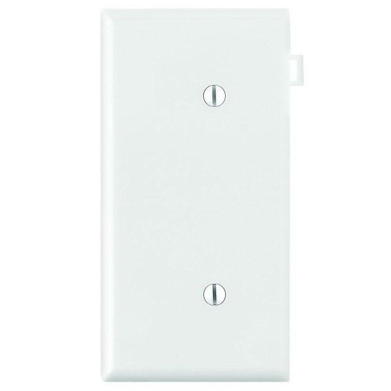 Leviton 905-PSE14-00W Wallplate, 1 -Gang, Thermoplastic Nylon, White, Strap Mounting