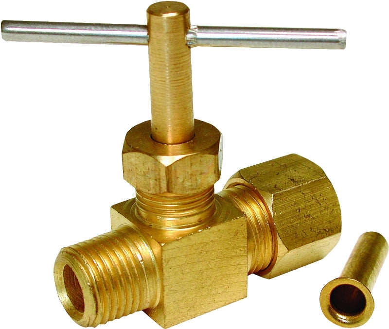 Dial 9421 Needle Valve, Straight, Brass, For: Evaporative Cooler Purge Systems