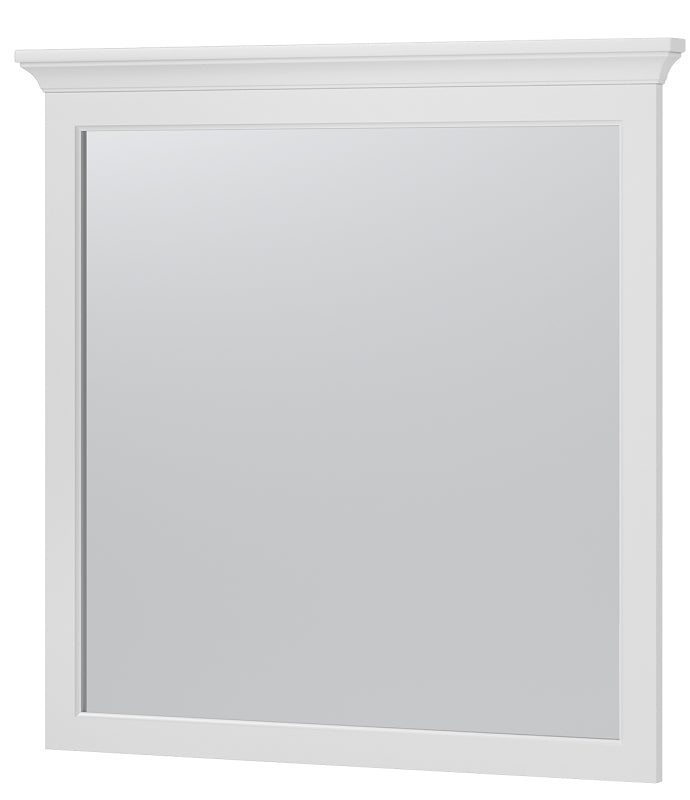 Craft + Main Hollis Series HOWM3232 Framed Mirror, 32 in L, 32 in W, White Frame