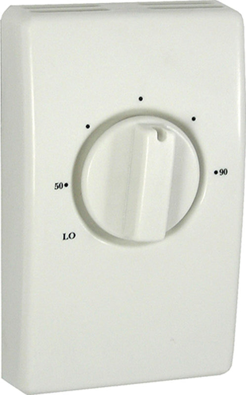 TPI S2022 Thermostat, Single-Pole, White