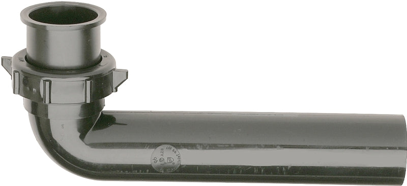 Plumb Pak PP66-11B Waste Arm, 1-1/2 in, Slip, Plastic, Black