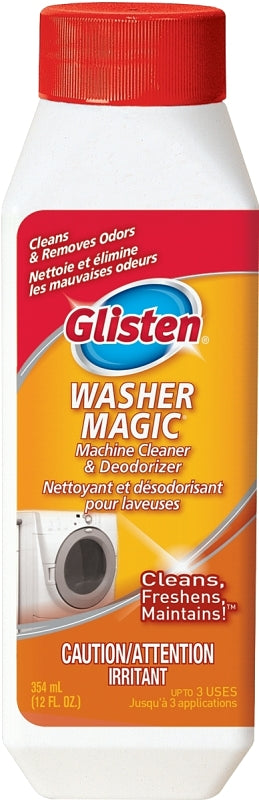 Glisten C-WM0612N Washing Machine Cleaner and Deodorizer, 12 oz Bottle, Liquid, Floral