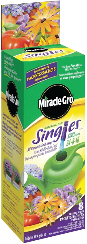 Miracle-Gro 1038881 All-Purpose Plant Food, 96 g, Solid, 24-8-16 N-P-K Ratio