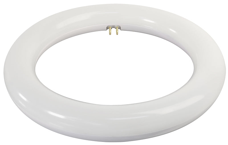 Feit Electric FC8/840/LED LED Bulb, Linear, T9 Lamp, 22 W Equivalent, G10Q Lamp Base, Frosted, Cool White Light