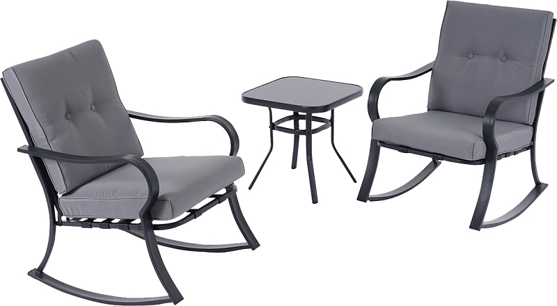CHAIR ROCKING ST W/CUSHION 3PC
