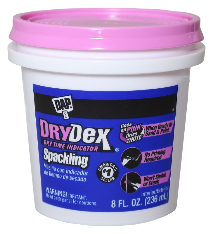 DAP 12328 Spackling Paste White, White, 8 fl-oz Tub