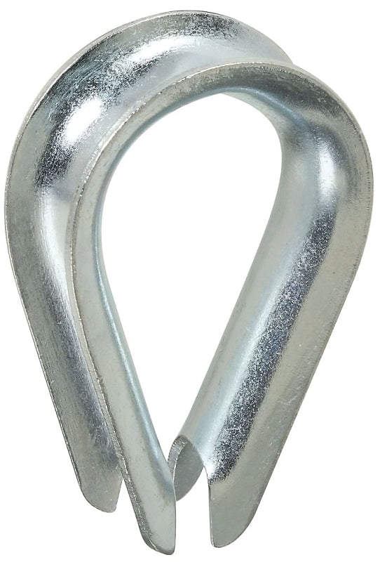 National Hardware 3232BC Series N176-842 Rope Thimble, Steel, Zinc