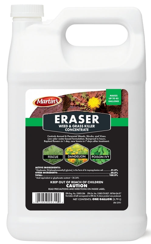 Martin's 82004319 Weed and Grass Killer, Liquid, Clear, 1 gal