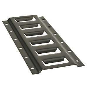 Keeper 47800 E-Track, Horizontal, Steel, Black