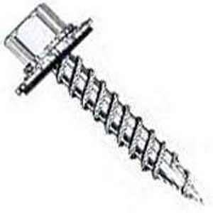 ProFIT 0278094 Post Frame Screw, #9 Thread, 1-1/2 in L, Coarse Thread, Hex Drive, Self-Piercing Point, Galvanized Steel