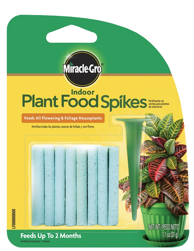 Miracle-Gro 1002522 Fertilizer, 1.1 oz Box, Spike, 6-12-6 N-P-K Ratio