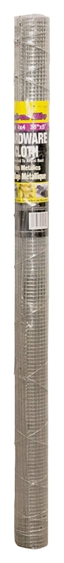 Jackson Wire 11 05 13 13 Hardware Cloth, 5 ft L, 36 in W, 23 Gauge, 1/4 x 1/4 in Mesh, Galvanized