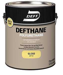 PPG Defthane 021-04 Polyurethane, Gloss, Liquid, Amber, 1 qt, Can