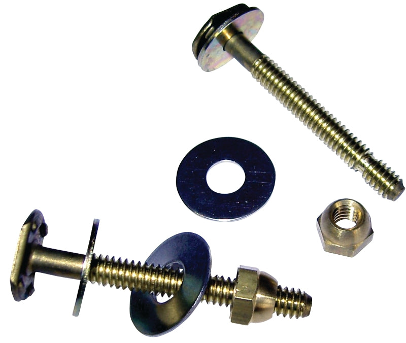 Hercules 90104 Toilet Closet Bolt, Brass