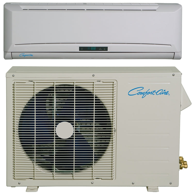 Comfort-Aire SMH12SC-0-25-KIT Mini-Split Air Conditioner, 115 V, 12,000 Btu Cooling, 11.5 EER, Remote Control